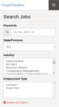 Mobile Screenshot of jobs.crystalequation.com